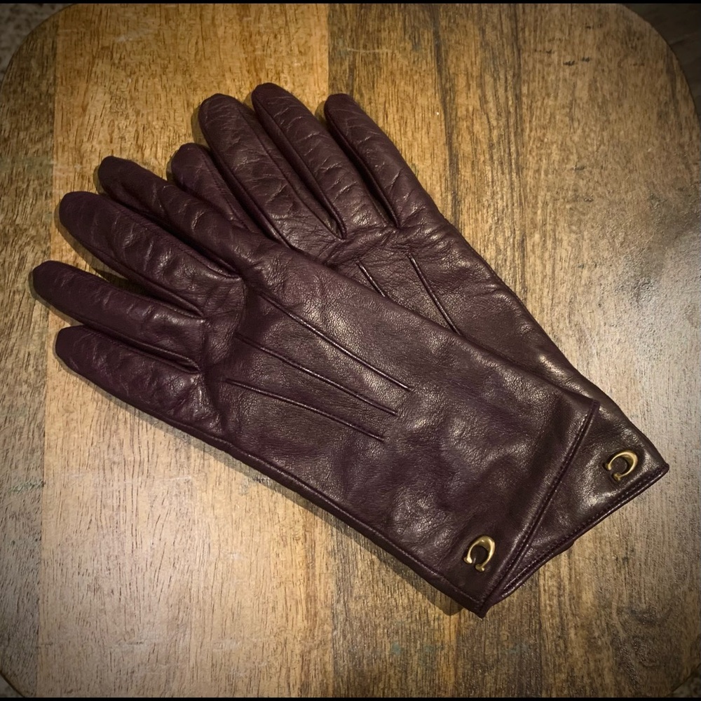 Coach Leather Gloves